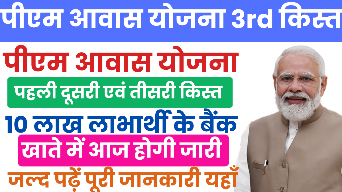 PM Awas Yojana 3rd Kist Date 2025