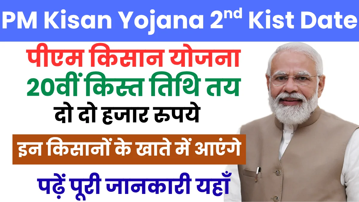 PM Kisan Yojana 20th Kist Date 2025
